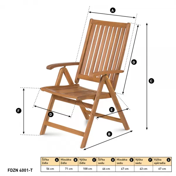 SADA ZAHRADNÍHO NÁBYTKU FIELDMANN CARMEN I.-T