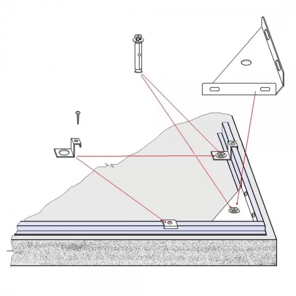 Kotvící set zahradní domek FIELDMANN FZDO 9001