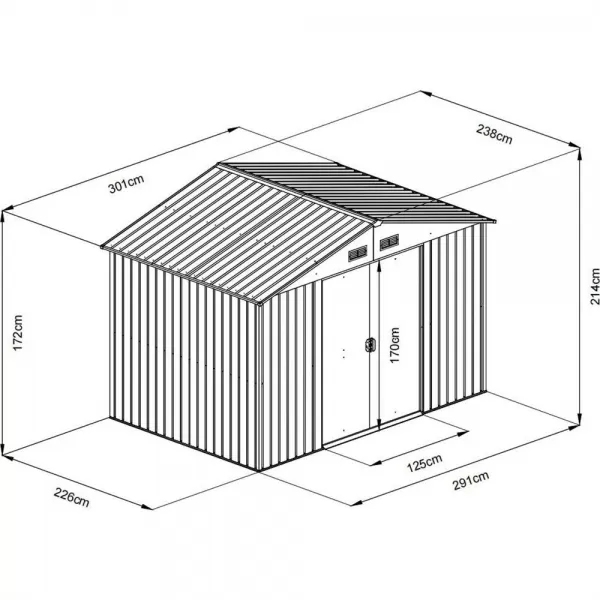 Zahradní domek FIELDMANN FZDO 1007