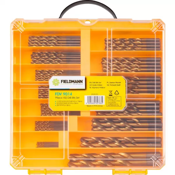 Sada vrtáků 99 ks FIELDMANN FDV 9014