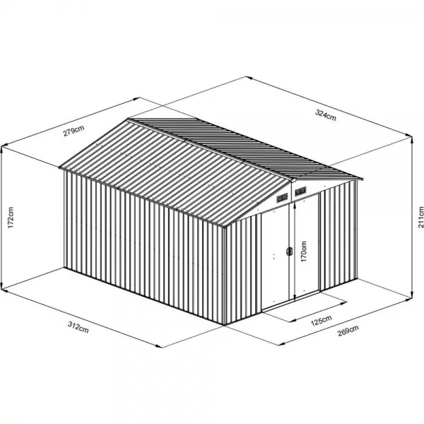 Zahradní domek FIELDMANN FZDO 1009