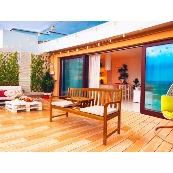 Zahradní lavice 3 místná FIELDMANN FDZN 4020-T