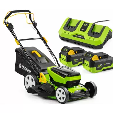 Sekačka FIELDMANN FZR 70465-0 2x20V + 2x Akumulátor 8Ah FDUZ 79080 + Nabíječka FDUZ 79110